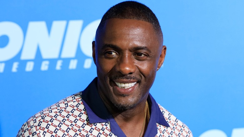 Idris Elba smiling