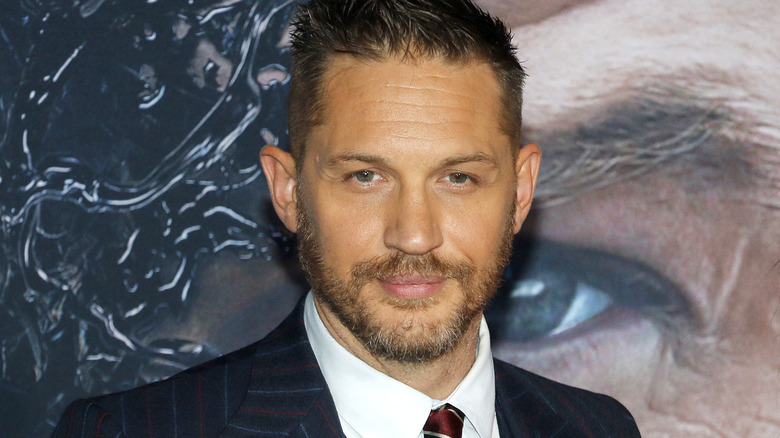 Tom Hardy smiling