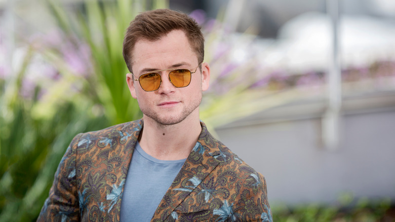 Taron Egerton in sunglasses