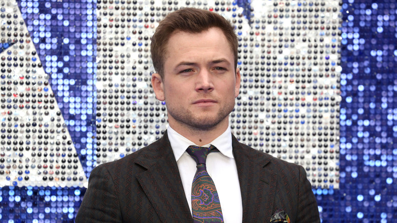 Taron Egerton at the Rocketman premiere