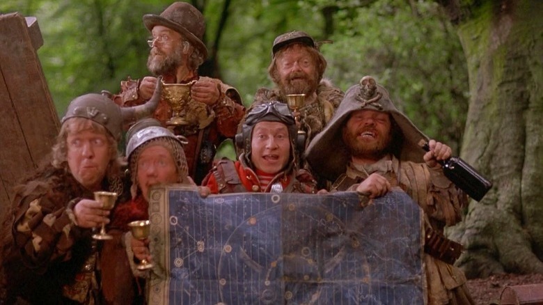 The Time Bandits holding map