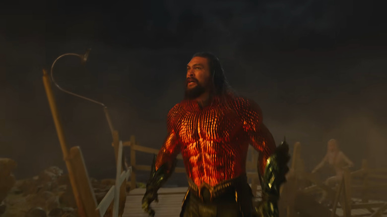 Aquaman looking concerned