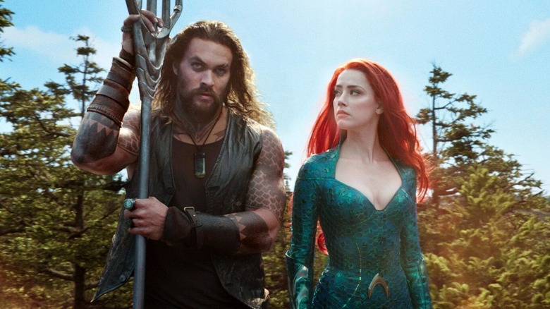 Aquaman next to Mera