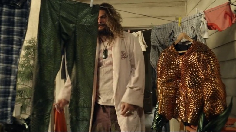 Aquaman's clothes drying on line