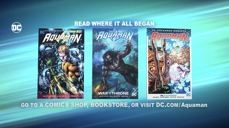 Aquaman comics promoted by DC