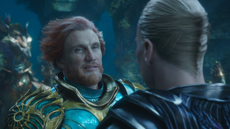 Dolph Lundgren and Patrick Wilson as Nereus and Orm talking