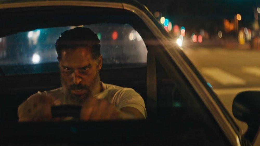 Joe Manganiello driving angry in Archenemy