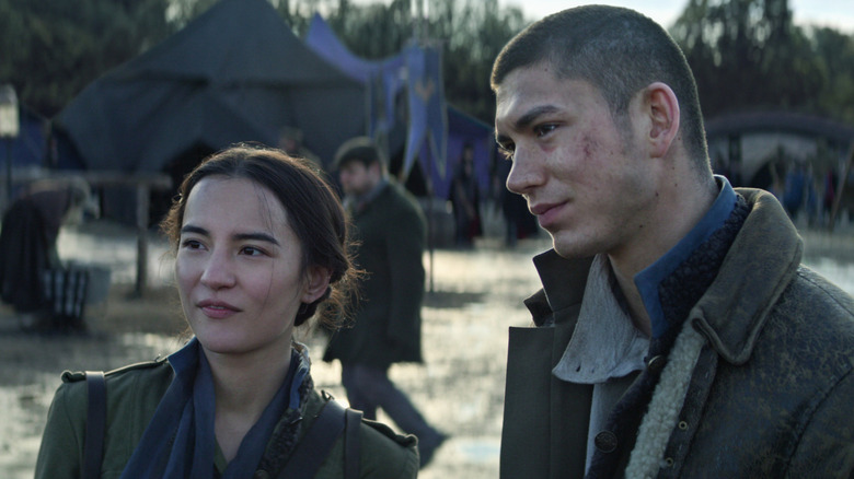 Renaux and Mei Li at a campground