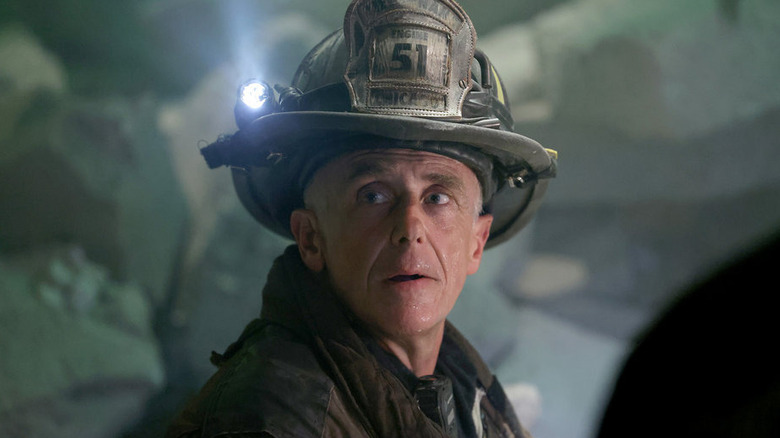 David Eigenberg looking up