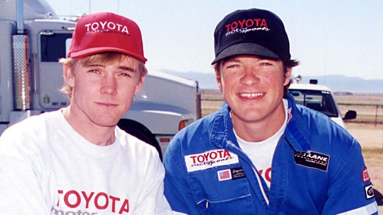 Rick Schoder and Jason Bateman as young men smiling