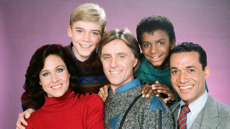 Silver Spoons Cast Smiling