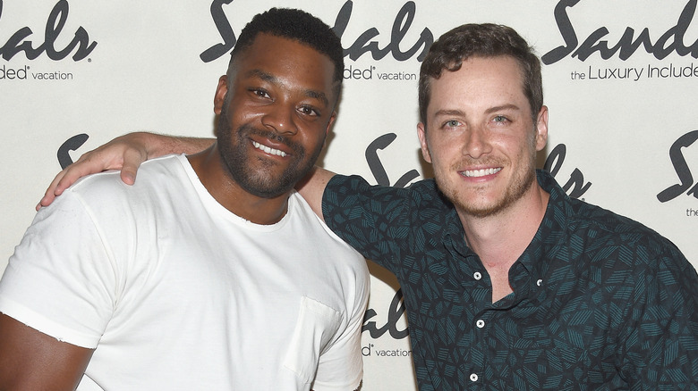 LaRoyce Hawkins and Jesse Lee Soffer