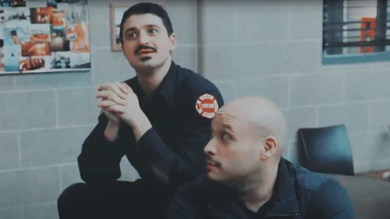 Joe Cruz and Otis hanging out in Chicago Fire