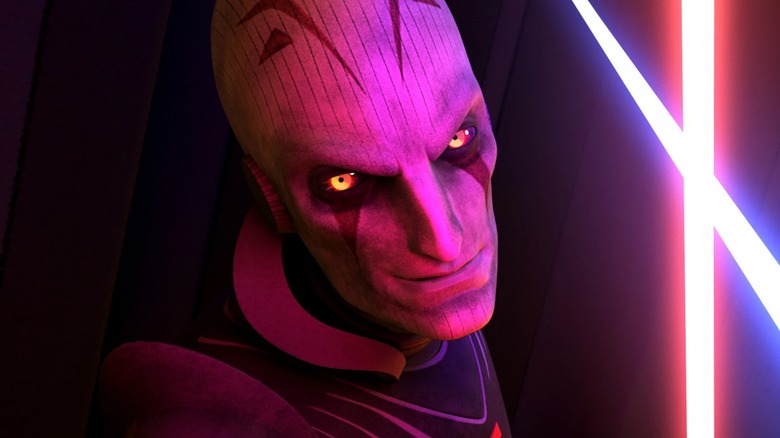 The Grand Inquisitor smirking