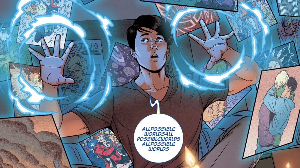 Billy Kaplan using magic