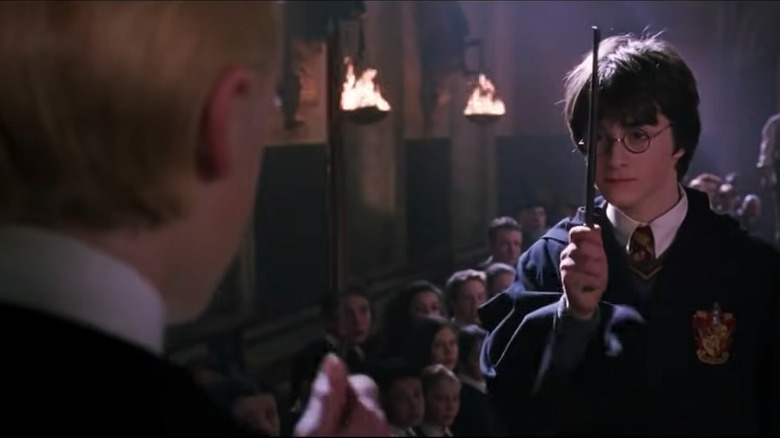 Harry confronts Draco