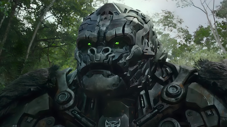 Optimus Primal in jungle