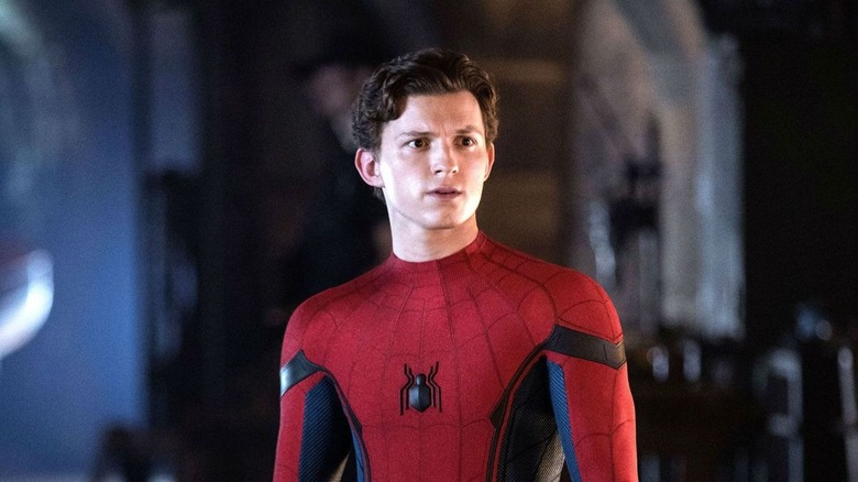 Peter in suit without mask