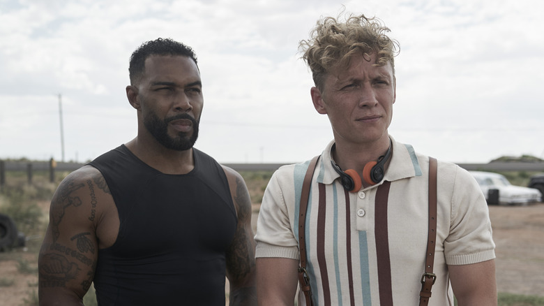 Omari Hardwick and Matthias Schweighöfer in 'Army of the Dead'