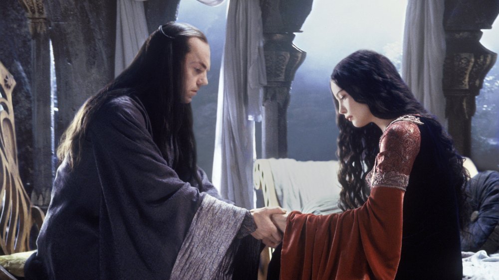 Liv Tyler and Hugo Weaving in The Lord of the Rings