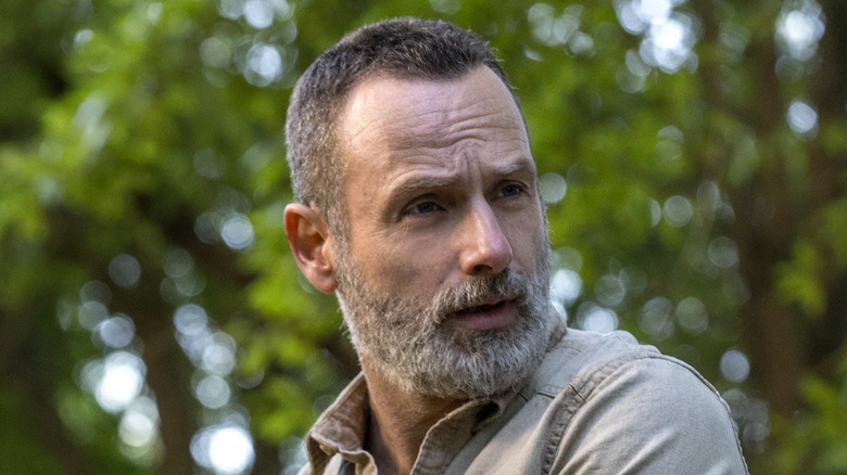 Rick Grimes short hair grey beard