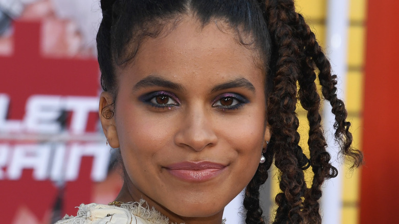 Zazie Beetz at the Bullet Train premiere