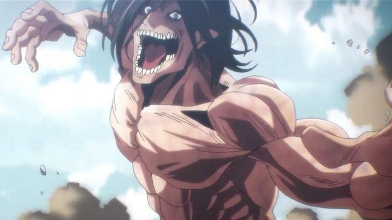 Eren as the attack Titan