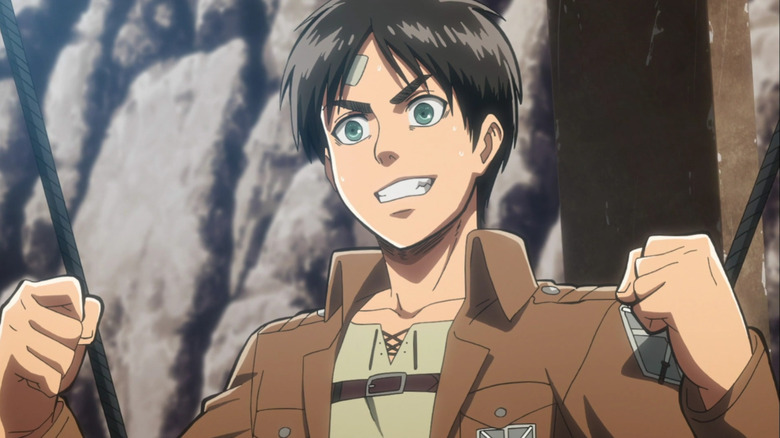 Eren stands triumphant