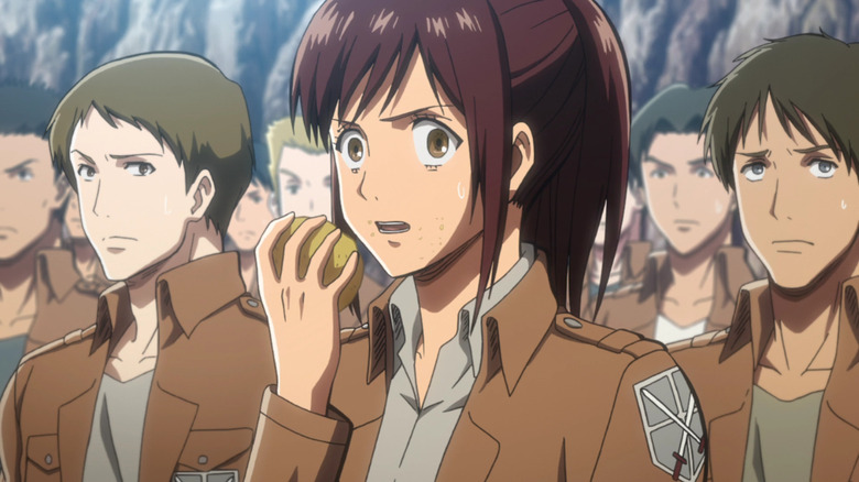 Sasha holding potato