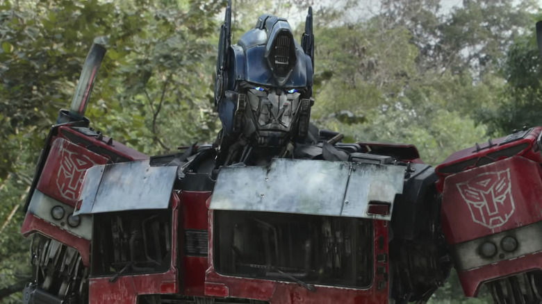 Optimus Prime in the woods