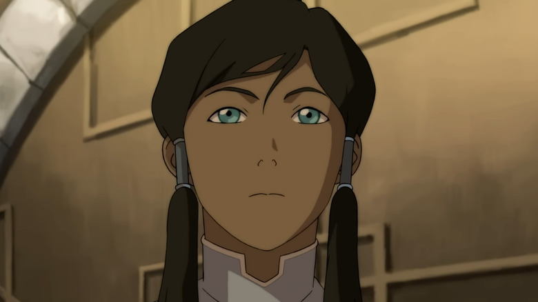 Korra leaving her friends