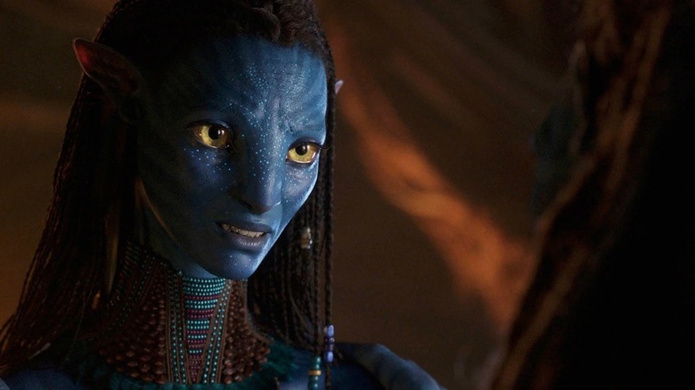 Zoe Saldana distressed Avatar: The Way of Water