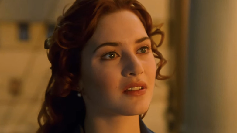 Kate Winslet on Titanic in sunlight