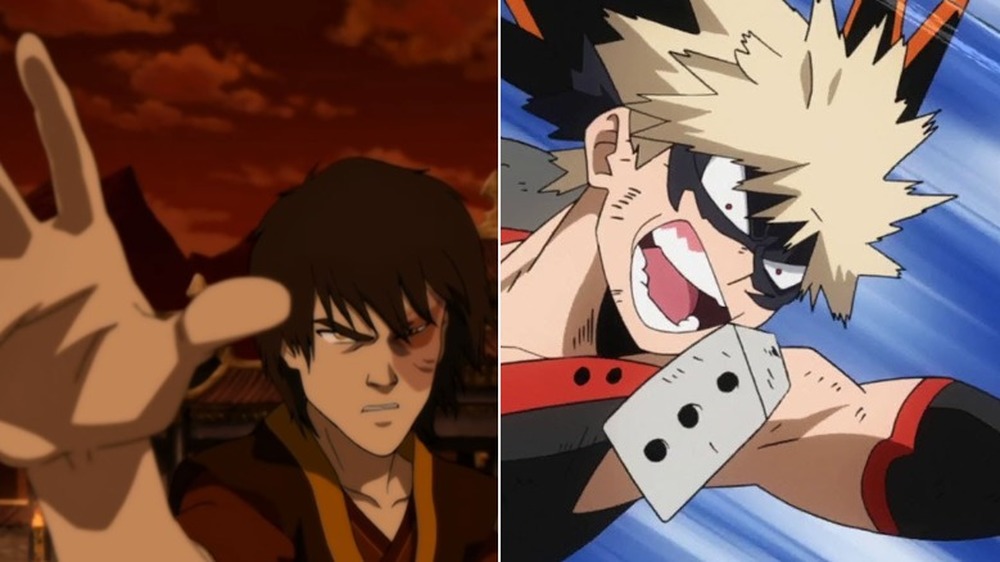 Zuko in Avatar: The Last Airbender and Katsuki Bakugo in My Hero Academia