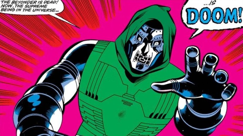 Doctor Doom shouting in Secret Wars