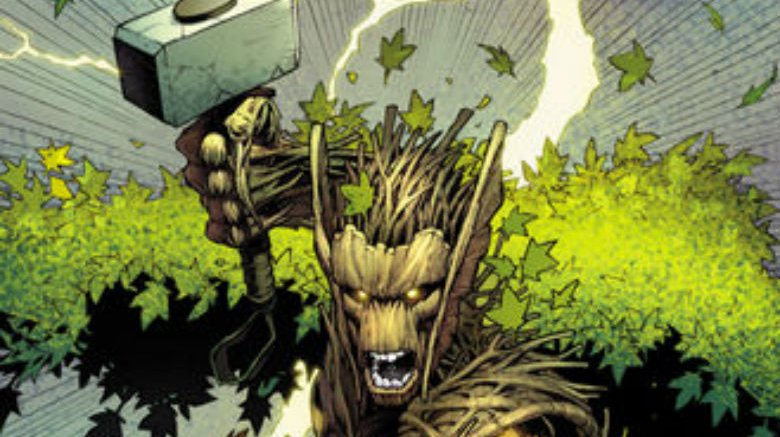 The Groot Thor from the Marvel Comics miniseries Thors