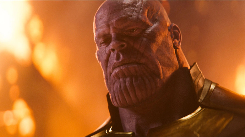 Thanos looking mean