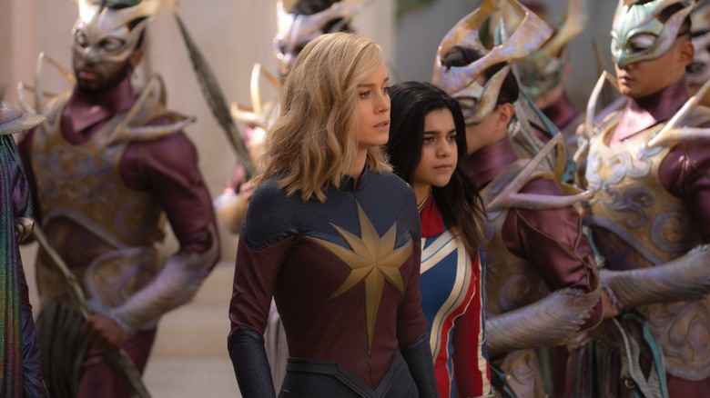 Captain Marvel with Ms. Marvel