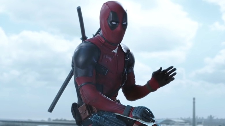 Deadpool waving