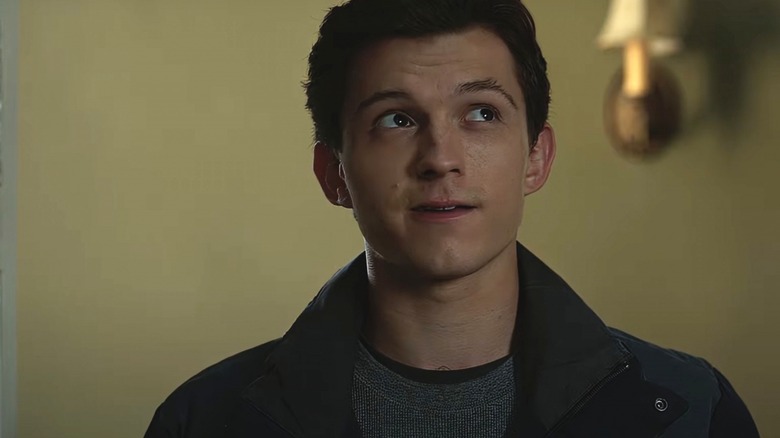 Peter Parker smiling