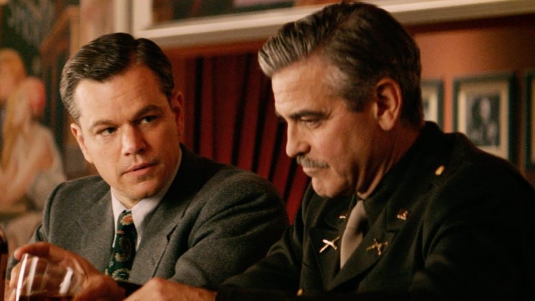 Matt Damon and George Clooney in The Monuments Men