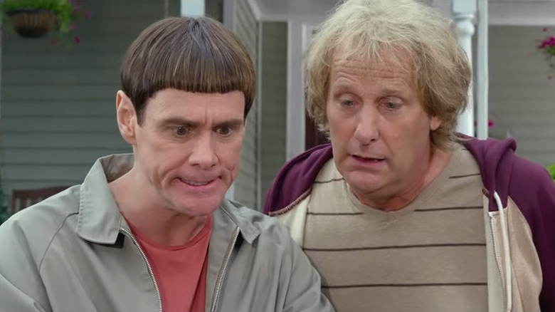 Harry and Lloyd looking down