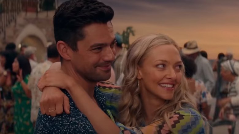 Amanda Seyfried and Dominic Cooper in Mamma Mia! Here We Go Again