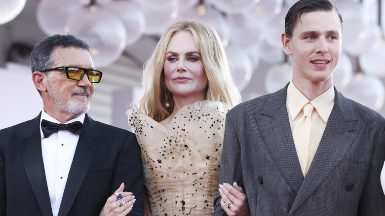 Antonio Banderas, Nicole Kidman, and Harris Dickinson at premiere