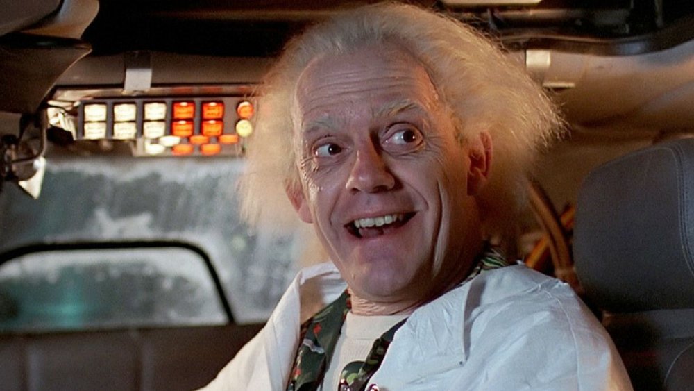 Christopher Lloyd as Doc Brown in Back to the Future