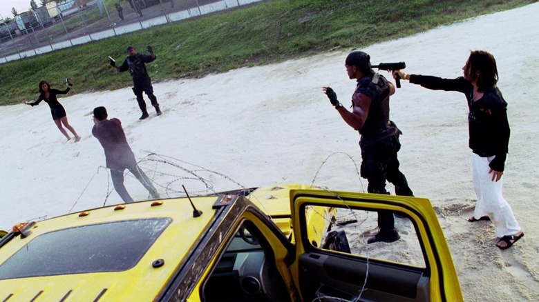 Marcus, Mike and Syd held at gunpoint