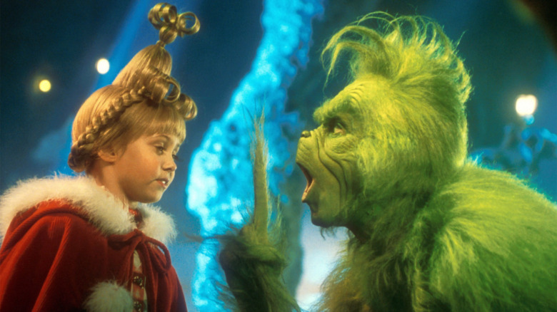 The Grinch meets Cindy Lou-Who