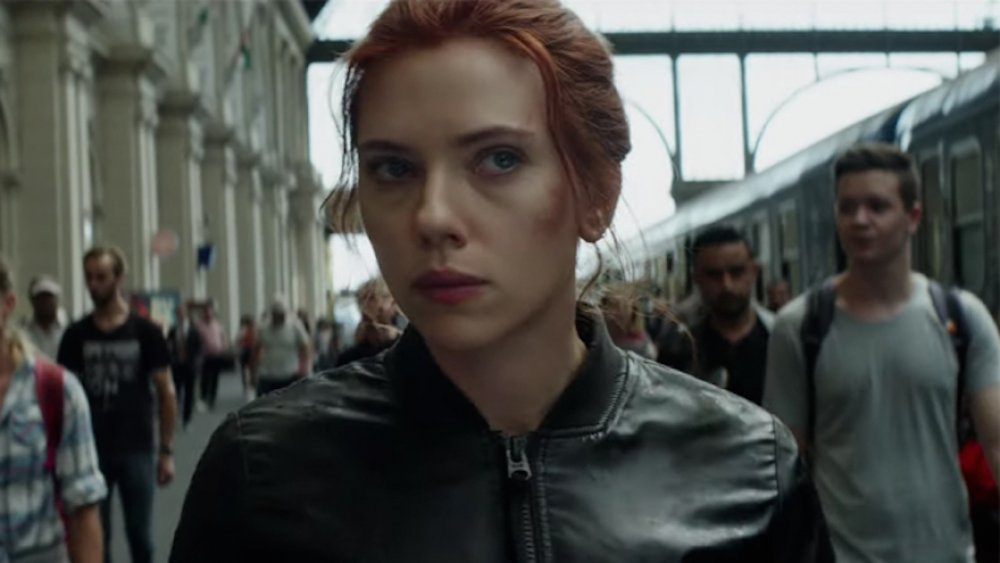 Scarlett Johansson as Black Widow in Black Widow