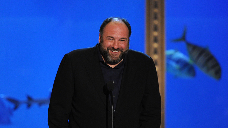 James Gandolfini smiling