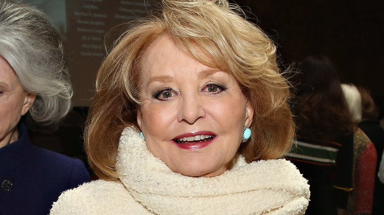 Barbara Walters smiling